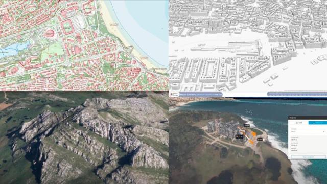 Recreación del territorio cántabro.