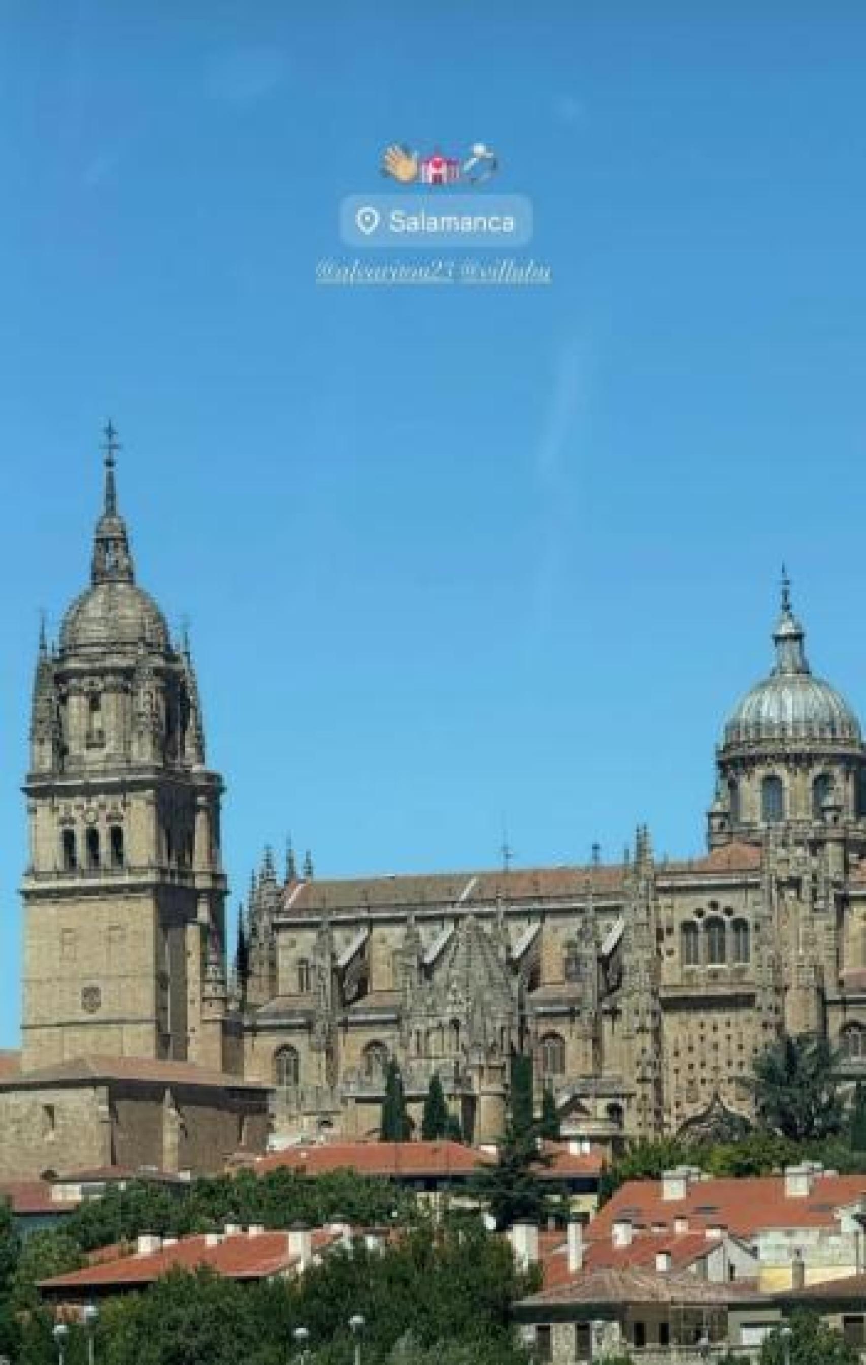 'Story' de María Pombo en Salamanca