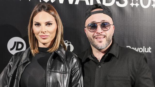 Irene Rosales y Kiko Rivera en un acto público.
