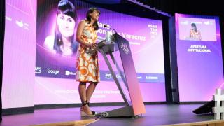 María González Veracruz, secretaria de Estado de Digitalización e Inteligencia Artificial, en el congreso de Ametic en Santander.