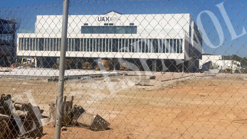 La construcción del primer pabellón de la UAX Mare Nostrum finalizado.