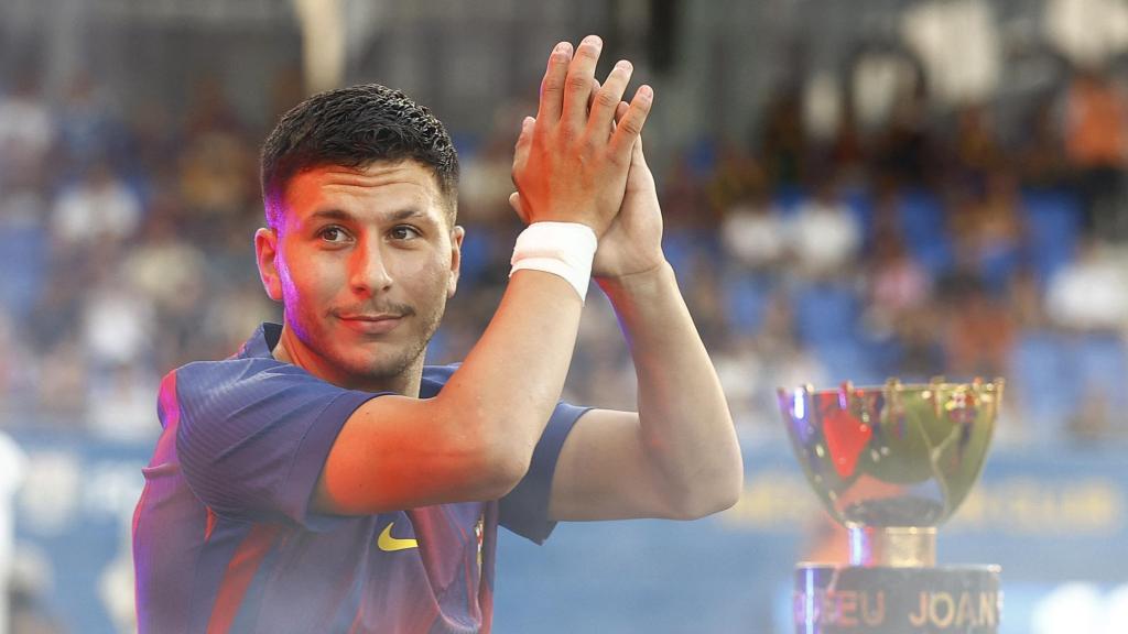 Roony Bardghji, en el Trofeo Joan Gamper con el Barça