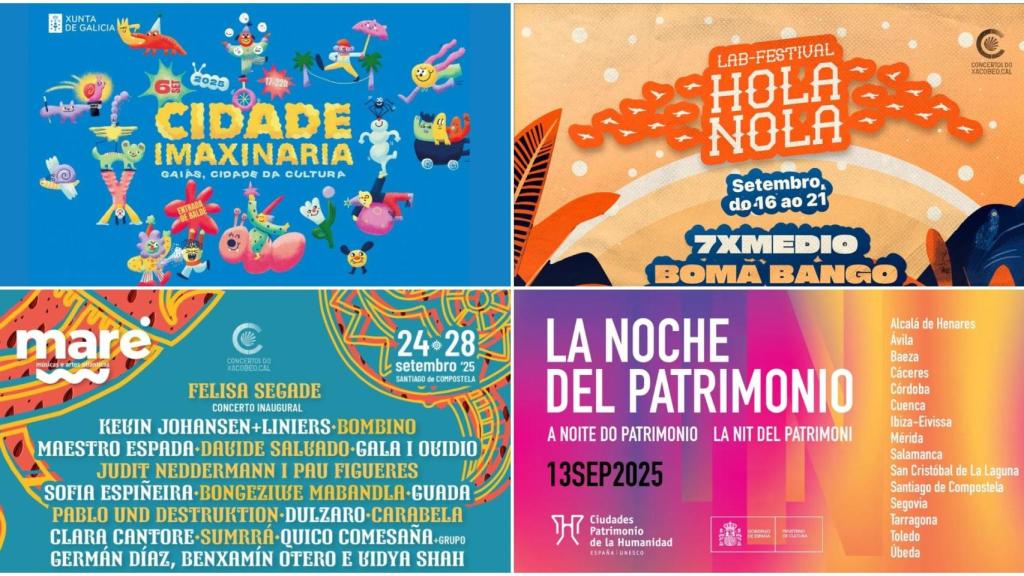 Conciertos y grandes eventos del mes de septiembre que no te puedes perder en Santiago de Compostela