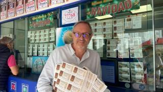 Alejandro Aznar, dueño de la administración Lotería del Rosario.