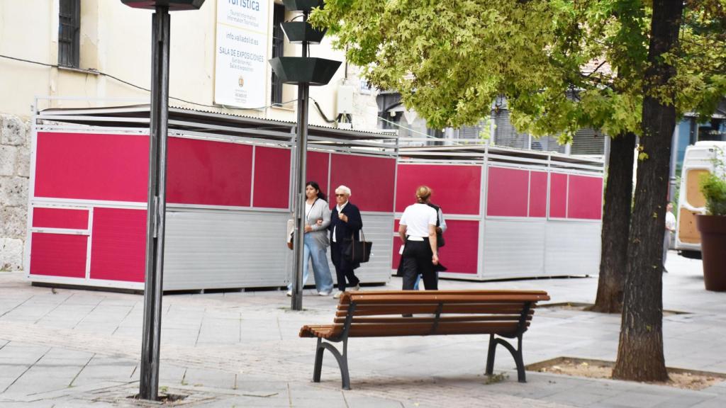 Imagen de las casetas de la Feria de Día instaladas en el entorno de La Antigua
