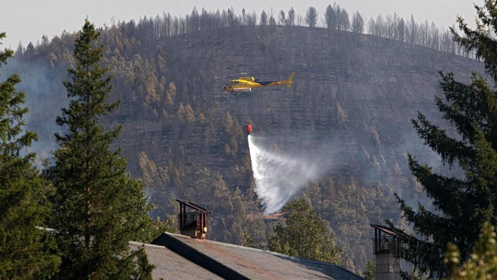 Incendio en Garaño (León)