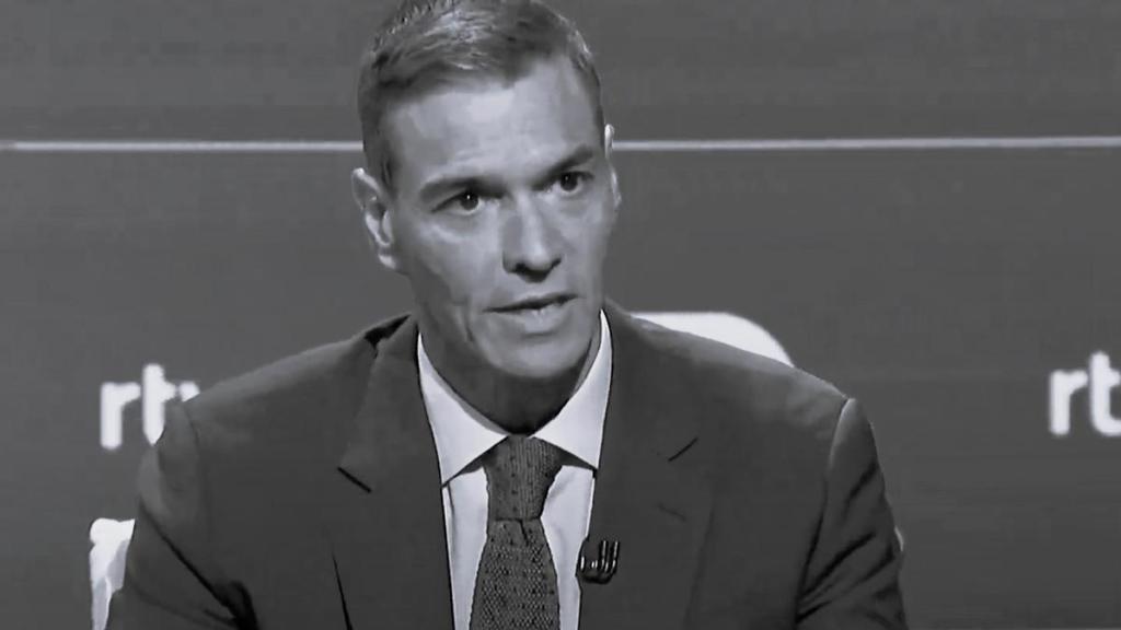 Pedro Sánchez, este lunes en TVE.