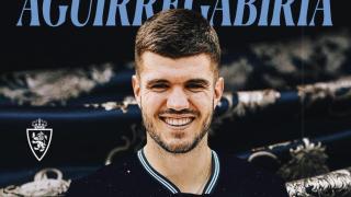 Martín Aguirregabiria, duodécimo refuerzo para el Real Zaragoza: el lateral firma por una temporada