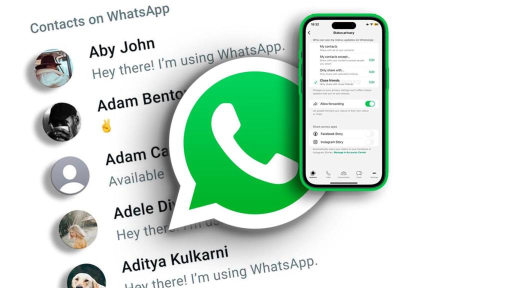 Fotomontaje inspirado en WhatsApp