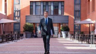 Alberto Núñez Feijóo, en Aranjuez, antes del Comité de Dirección del PP.