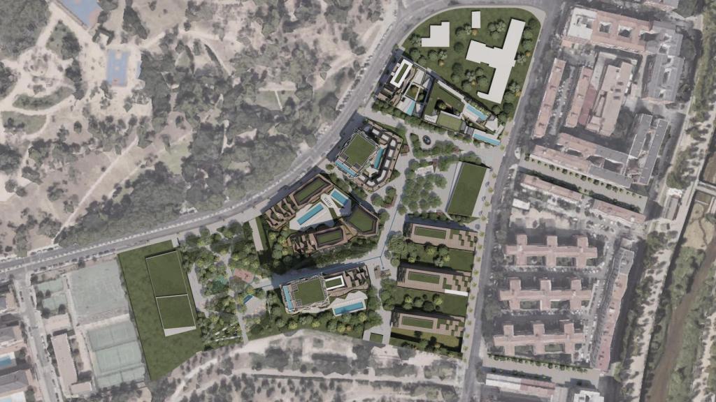 Vista panorámica de lo que será la futura regeneración de la Ermita del Santo.