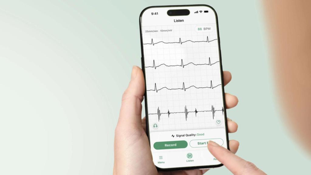 Una app ofrece datos del estado del corazón en tiempo real