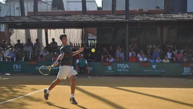 Carlos Alcaraz, en la Copa Sevilla 2019.