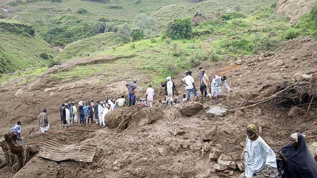 Fotografía tomada de la pagina oficial del Movimiento Ejército de Liberación de Sudán que muestra la zona devastada.