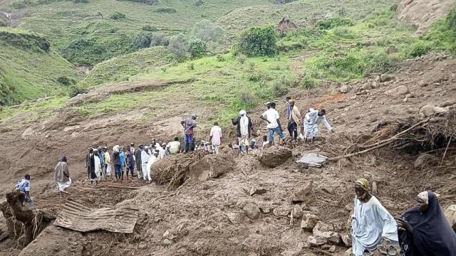 Fotografía tomada de la pagina oficial del Movimiento Ejército de Liberación de Sudán que muestra la zona devastada.