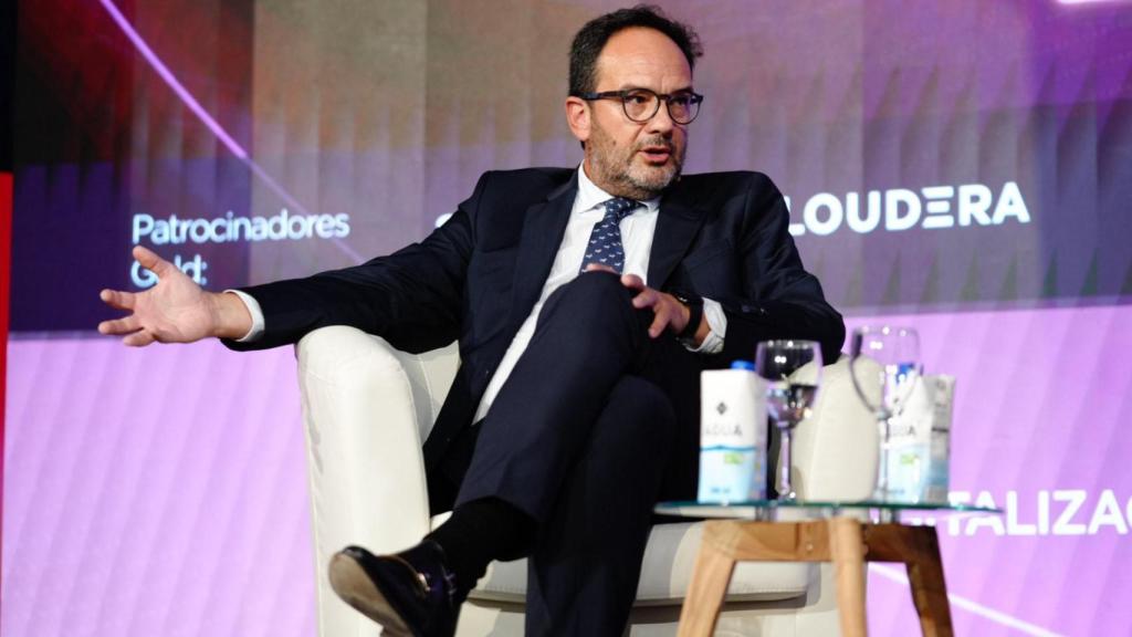 Antonio Hernando, secretario de Estado de Telecomunicaciones e Infraestructuras Digitales, en el 39 Encuentro anual de Ametic