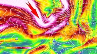 El chorro polar afecta directamente a España desde comienzos de septiembre. Meteored.