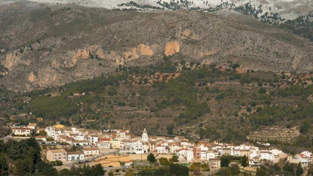 La localidad alicantina de Beniardá.