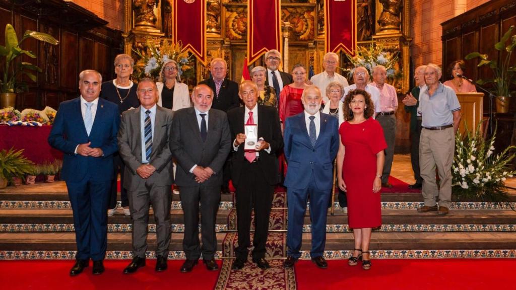 Ganadores premio ciudad de Calatayud durante la presentación de las fiestas