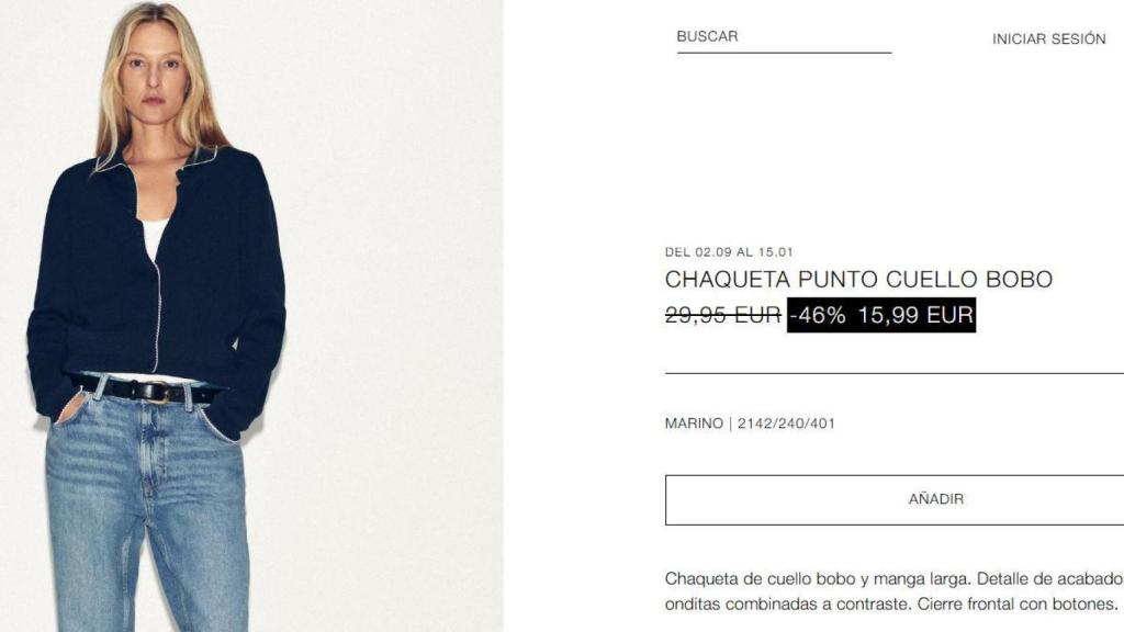 Chaqueta punto. Ref. 2142/240/401