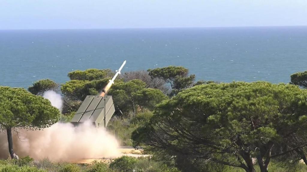 Lanzamiento de prueba desde las instalaciones del INTA en El Arenosillo (Hueval)