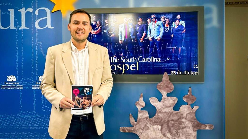 El concejal de Cultura, Ángel Fernández, presenta la programación cultural prevista para los meses de septiembre a diciembre.