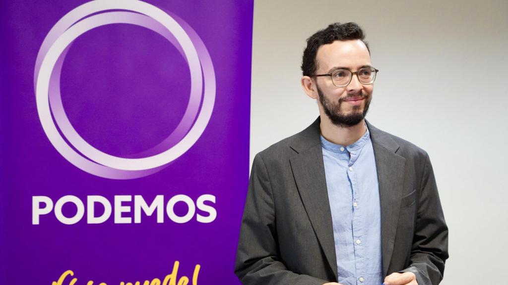 El coordinador de Podemos en Castilla y León, Miguel Ángel Llamas, en una imagen de archivo