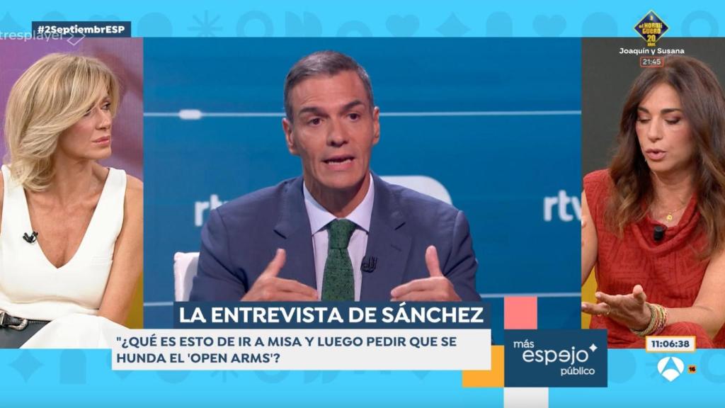 Susanna Griso y Mariló Montero en 'Espejo Público'.