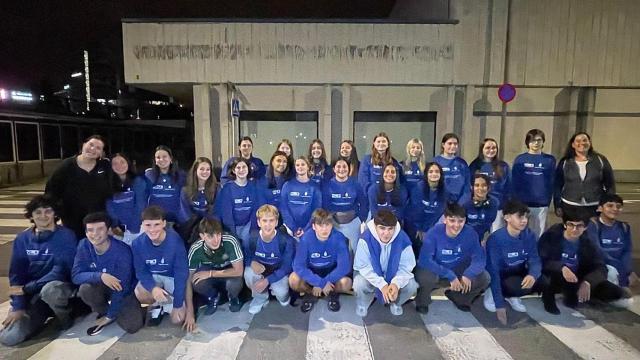 Estudiantes de A Coruña que participan este curso en el programa de las Becas Norteamérica.