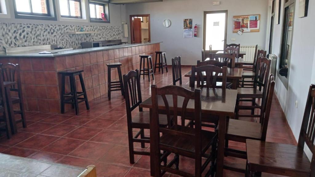 Interior del bar en Villacid de Campos