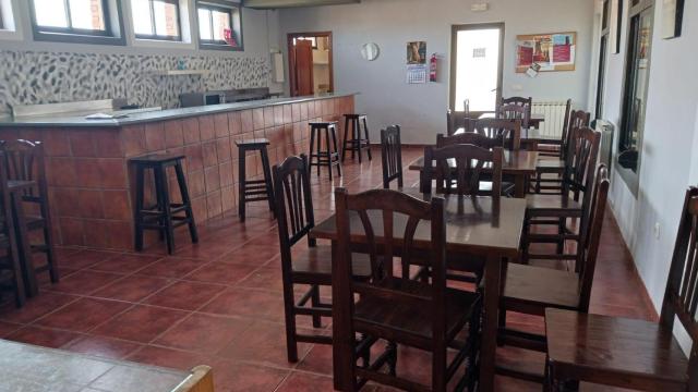 Interior del bar en Villacid de Campos