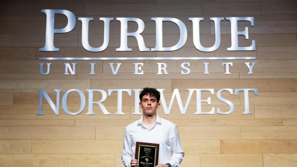Hugo Lorenzo, estudiante de la Purdue University Northwest.