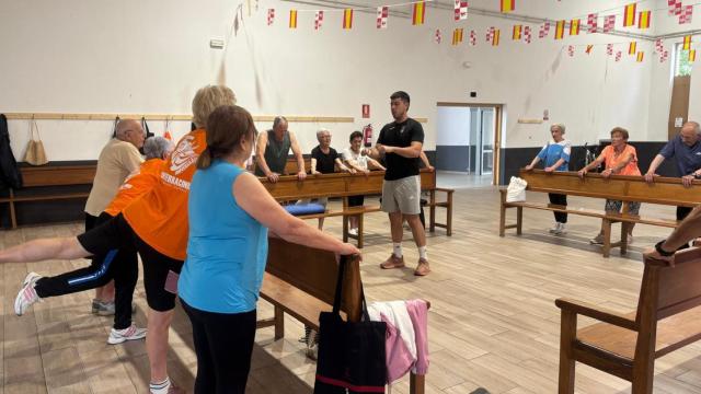 Sesión de entrenamiento del programa IKIGAI55 de la Diputación de Zamora