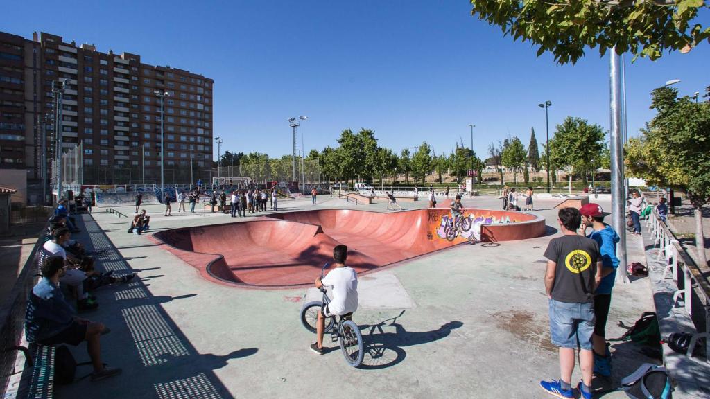 El skatepark de Vía Hispanidad, en una imagen de archivo.