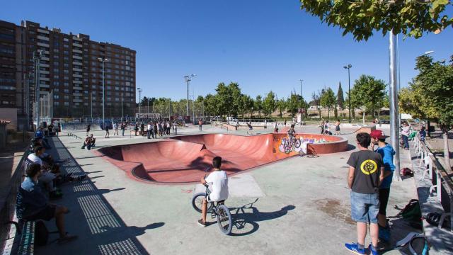 El skatepark de Vía Hispanidad, en una imagen de archivo.
