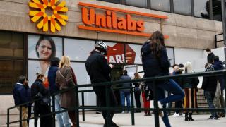 Una oficina de Unilabs, en Madrid, en diciembre de 2021.