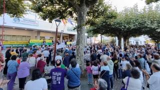 Concentración contra la moción de censura de Carral.