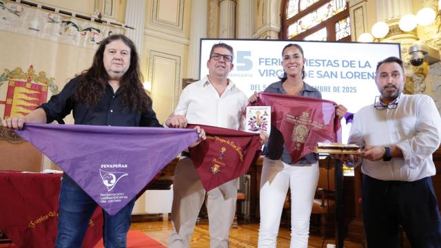 Presentación de la programación de las peñas de Valladolid para las fiestas 2025