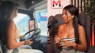 Imagen de Xaima, camionera en España.