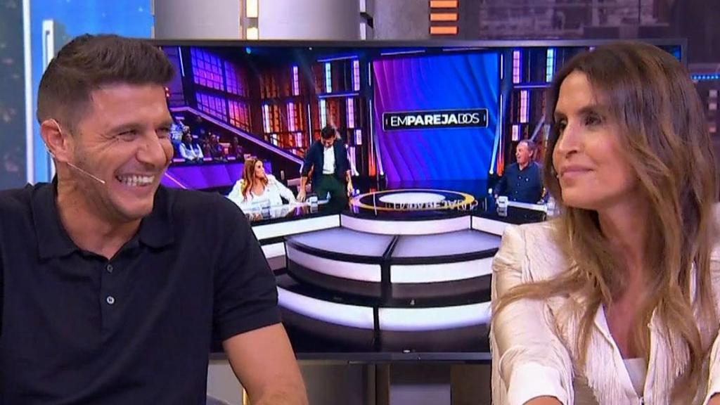Joaquín Sánchez y Susana Saborido en ‘El Hormiguero’.