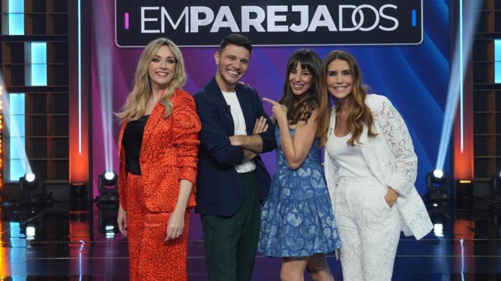 Joaquín Sánchez, Susana Saborido, Almudena Cid y Anna Simón.