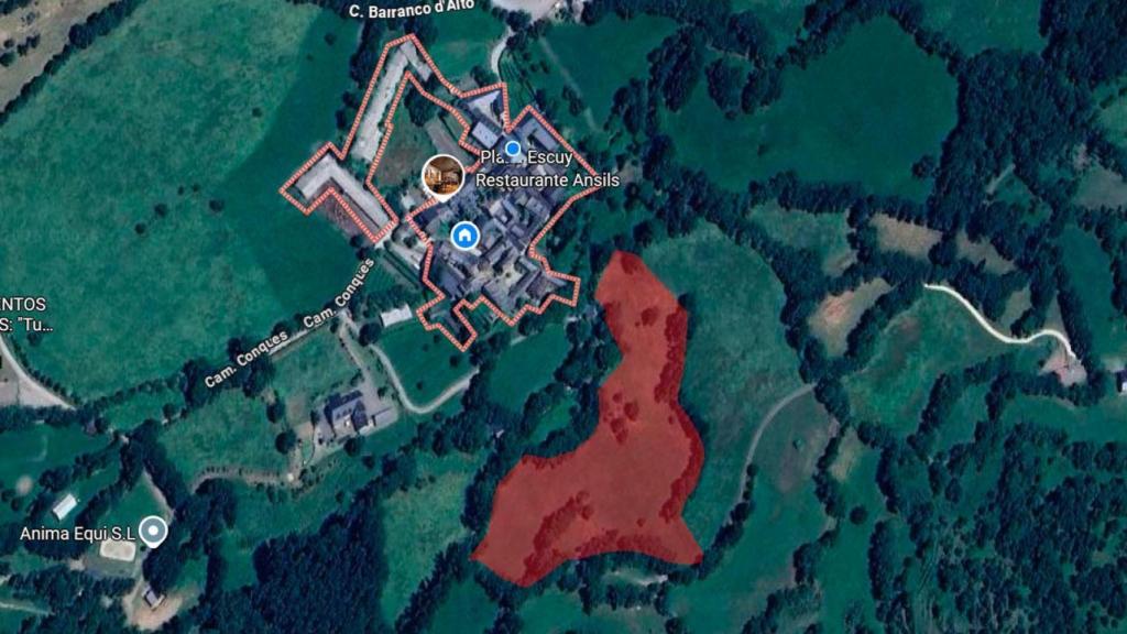 La escala del proyecto planteado se equipara con el tamaño del propio pueblo.