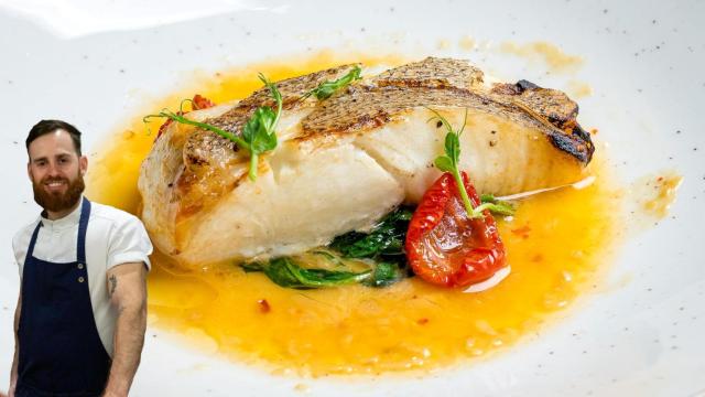 Alfredo Vozmediano, chef, en un montaje de El Español