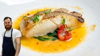 Alfredo Vozmediano, chef, en un montaje de El Español