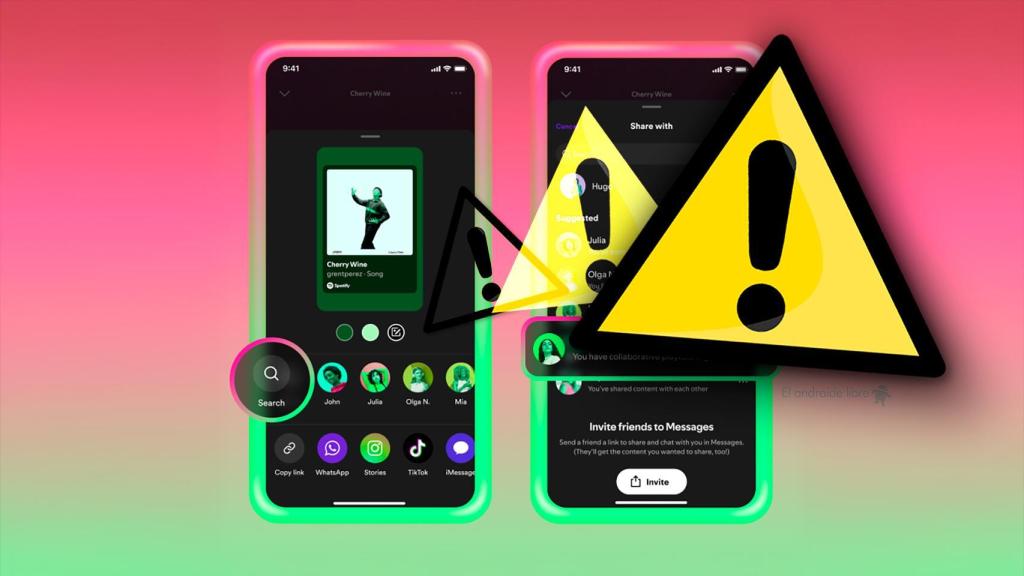 Fotomontaje inspirado en Spotify