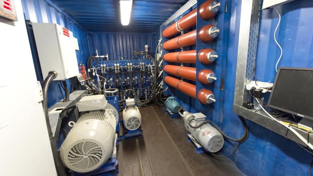 La parte terrestre de uno de los proyectos de Eco Wave Power