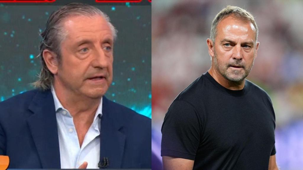 Josep Pedrerol y Hansi Flick.