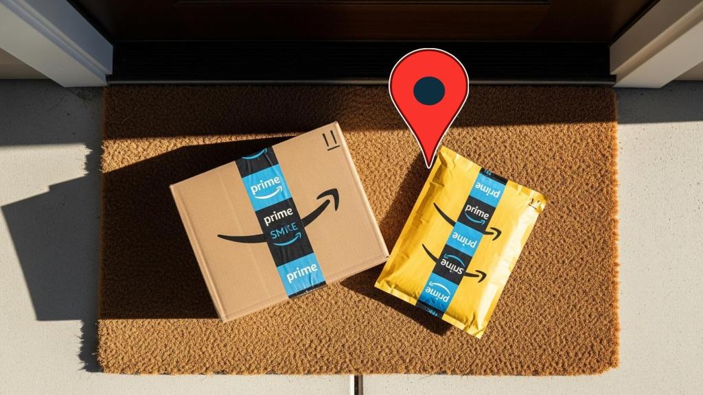 Paquetes en la puerta de una casa