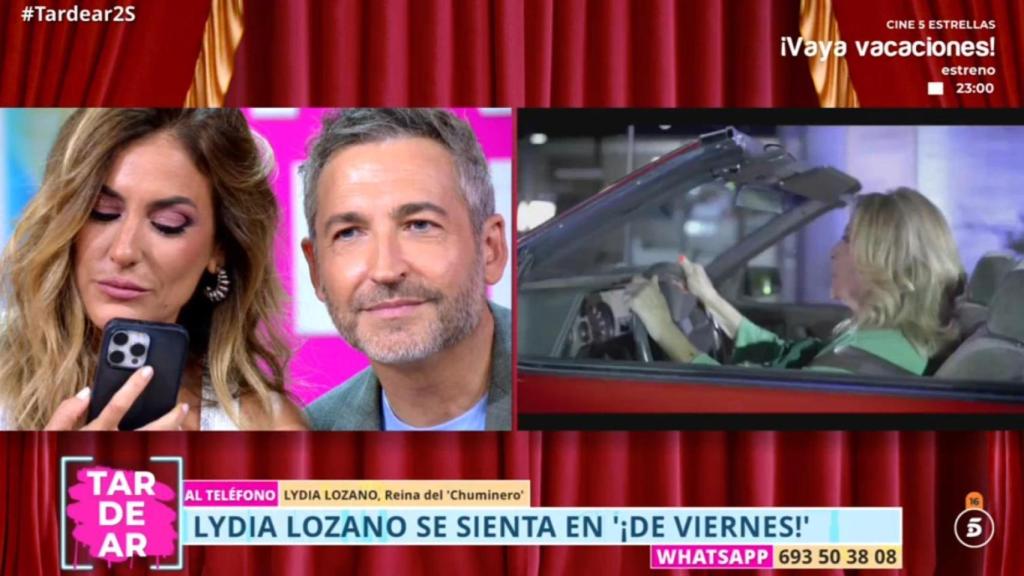Verónica Dulanto y Frank Blanco charlan con Lydia Lozano en 'Tardear'.