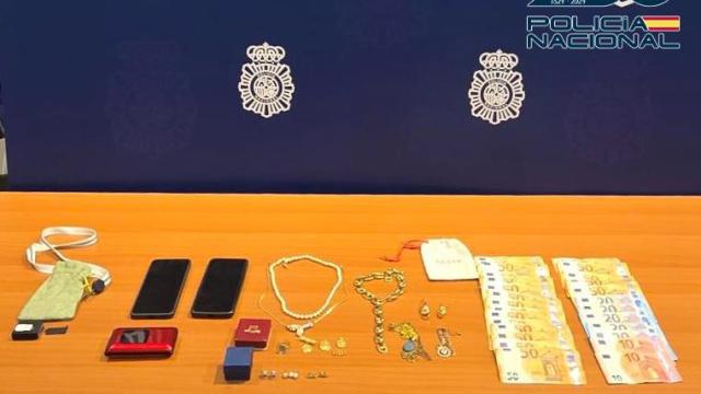 Efectos intervenidos. Foto: Policía Nacional.